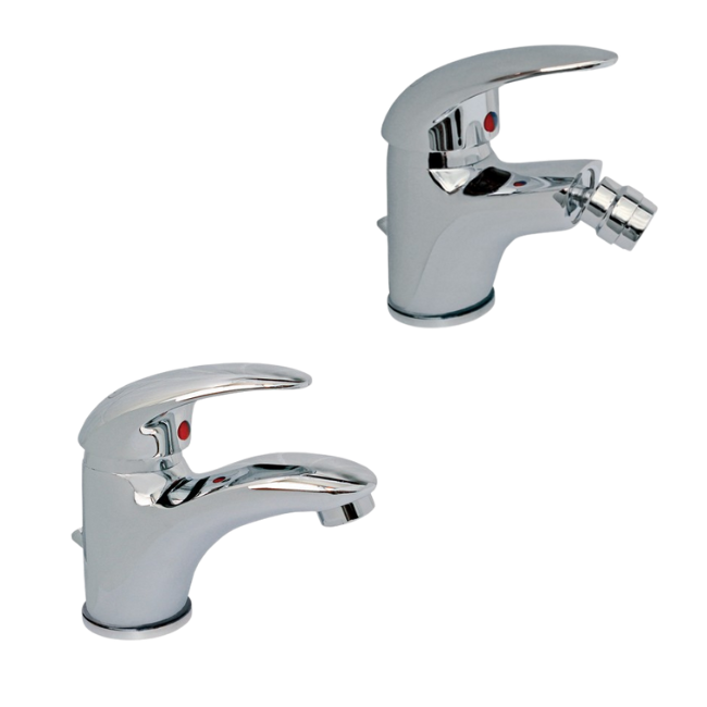 COPPIA MISCELATORI LAVABO-BIDET RELA