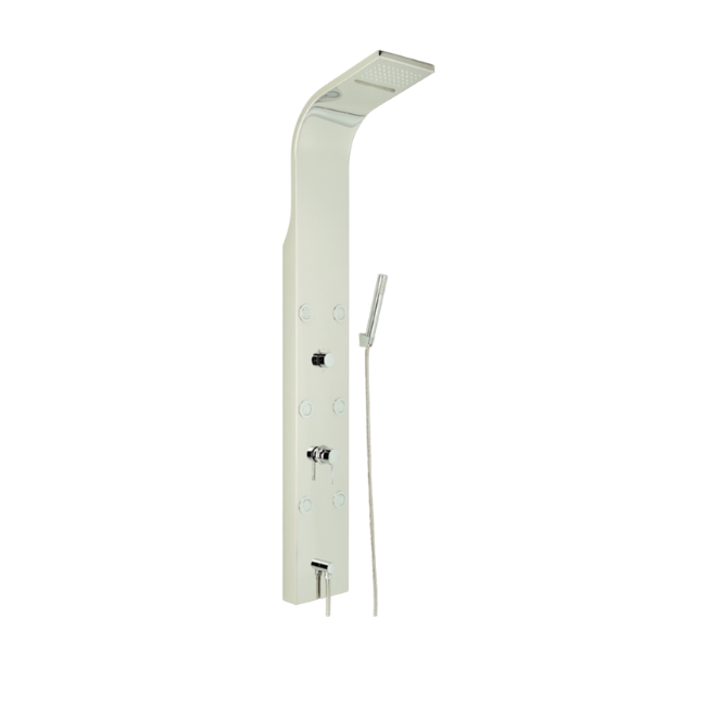 COLONNA DOCCIA MULTIFUNZIONE ELIZABETH IN ACCIAIO INOX