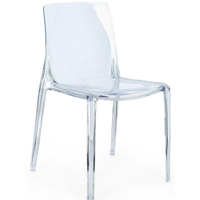 SEDIA ADELE TRASPARENTE